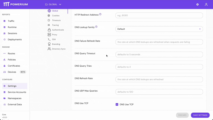 Set Query Timeout in the Console